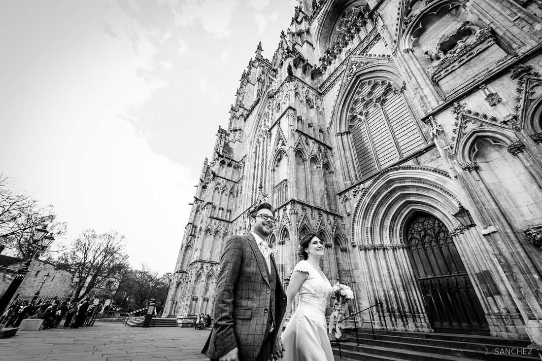 York Minster wedding