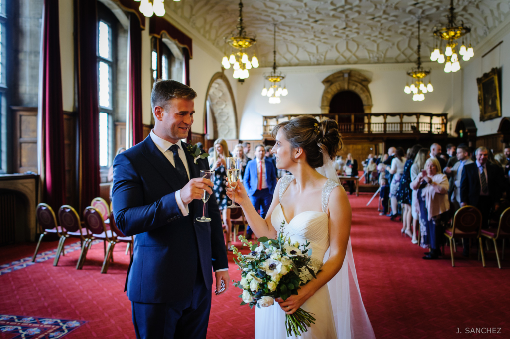 Wedding reception Sheffield Town Hall